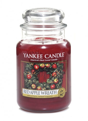 Yankee Candle Red Apple Wreath Großes Classic Jar 