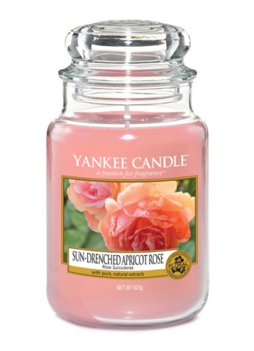 Yankee Candle Sun-Drenched Apricot Rose Großes Classic Jar 623 g