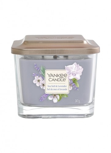 Yankee Candle Elevation Medium Jar Sea Salt & Lavender 347g 