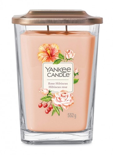 Yankee Candle Elevation Large Jar Rose Hibiscus 552g